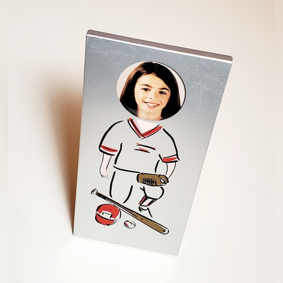 My Little Baseball Player 7.5" Picture Frame - Picture 2 of 3